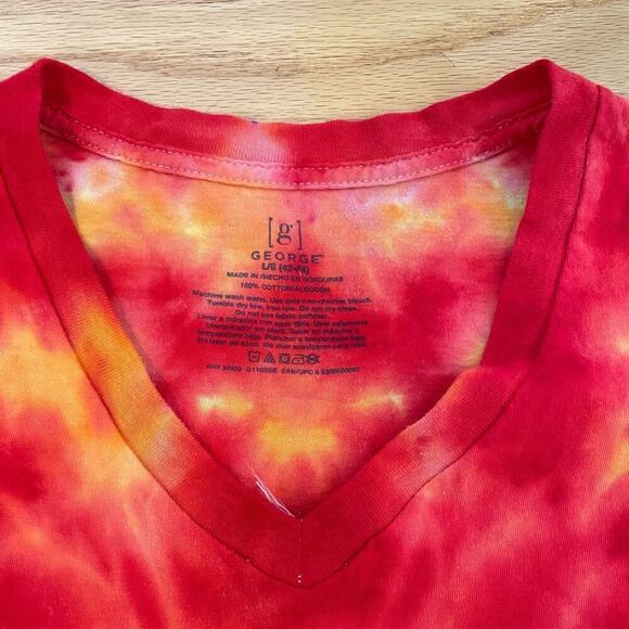 handmade tie dyed unisex tshirt L cross fire light blessed - Picture 8 of 9